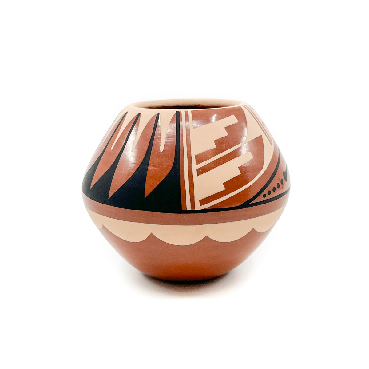 Small Jemez Pottery Jar by C. G. Loretto