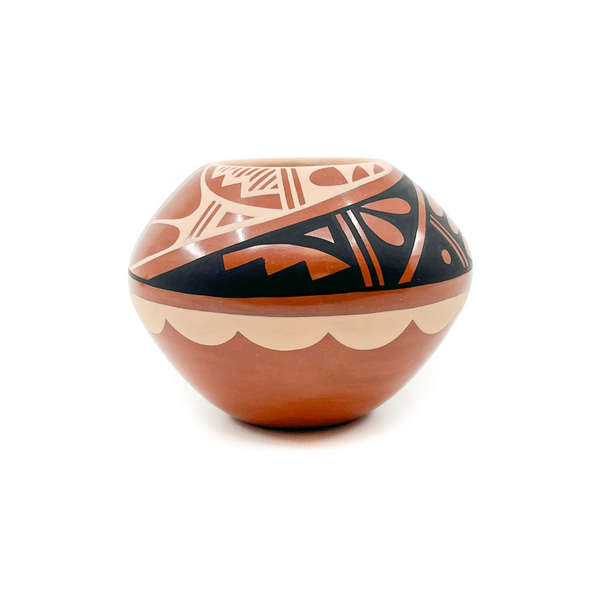 Polychrome Seed Pot by C. G. Loretto