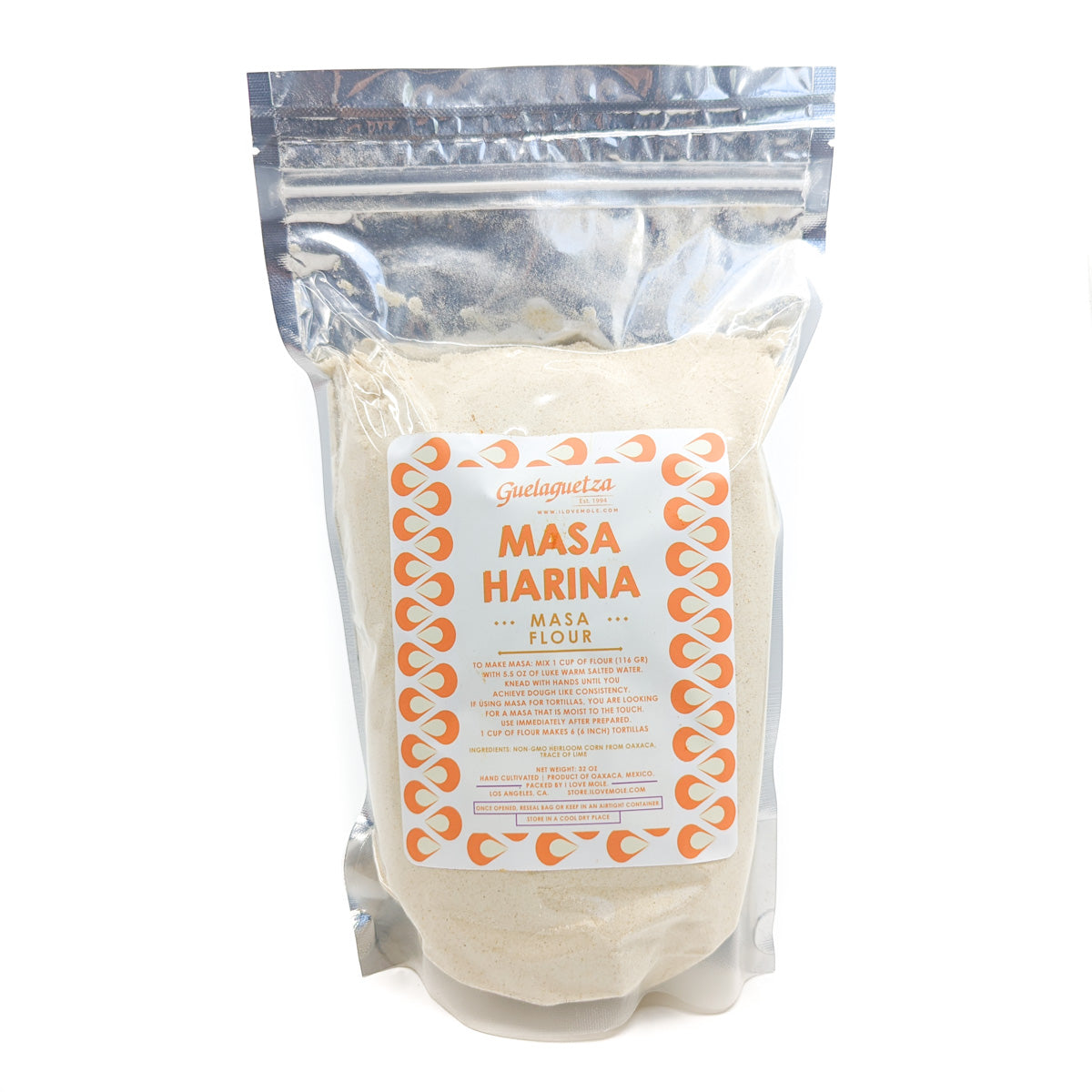 Masa Harina (Prepared Dough Mix for Corn Tortillas)