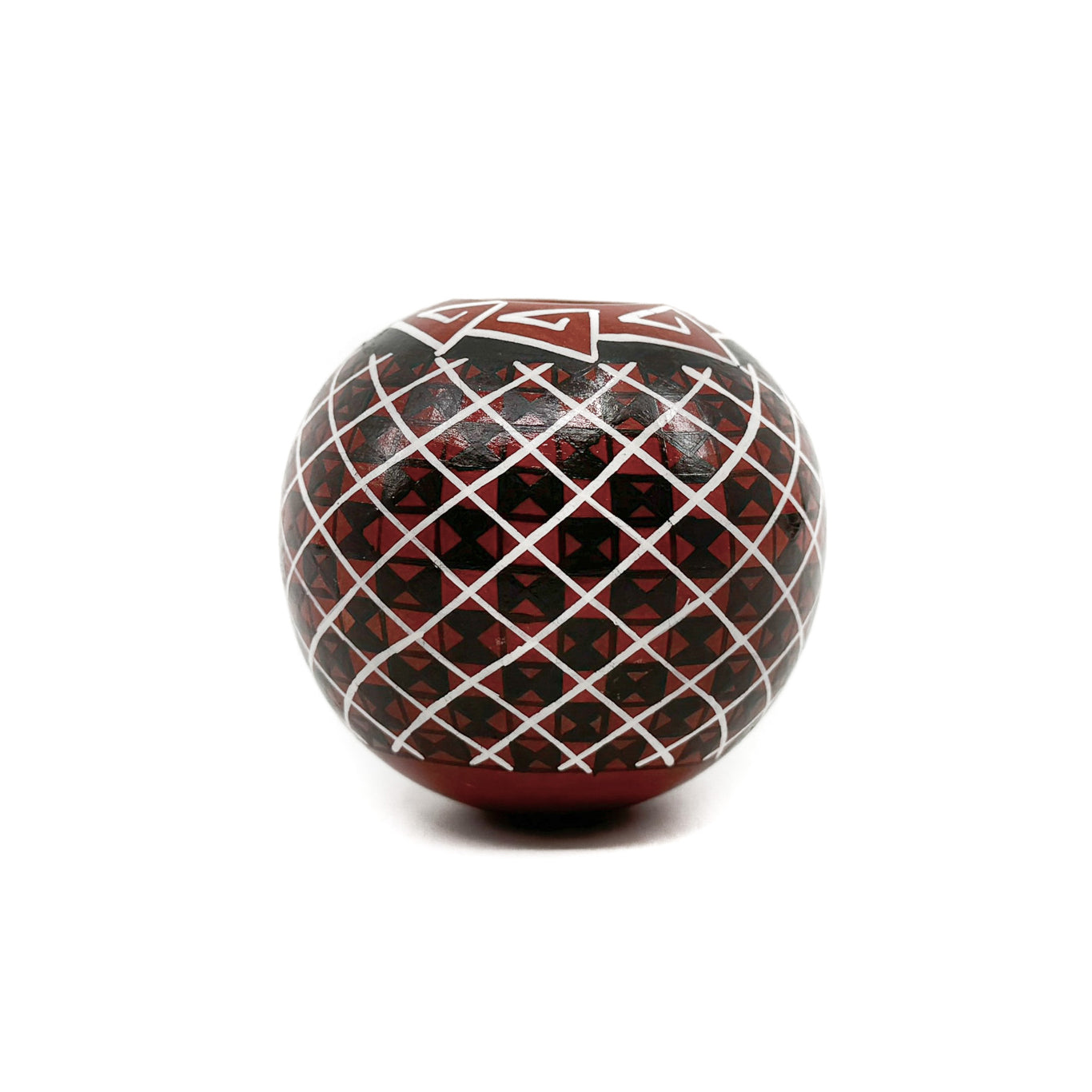 Seed Pot with Geometric Designs
