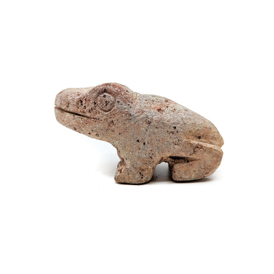 Yoreme (Mayo) Frog Soapstone Carving