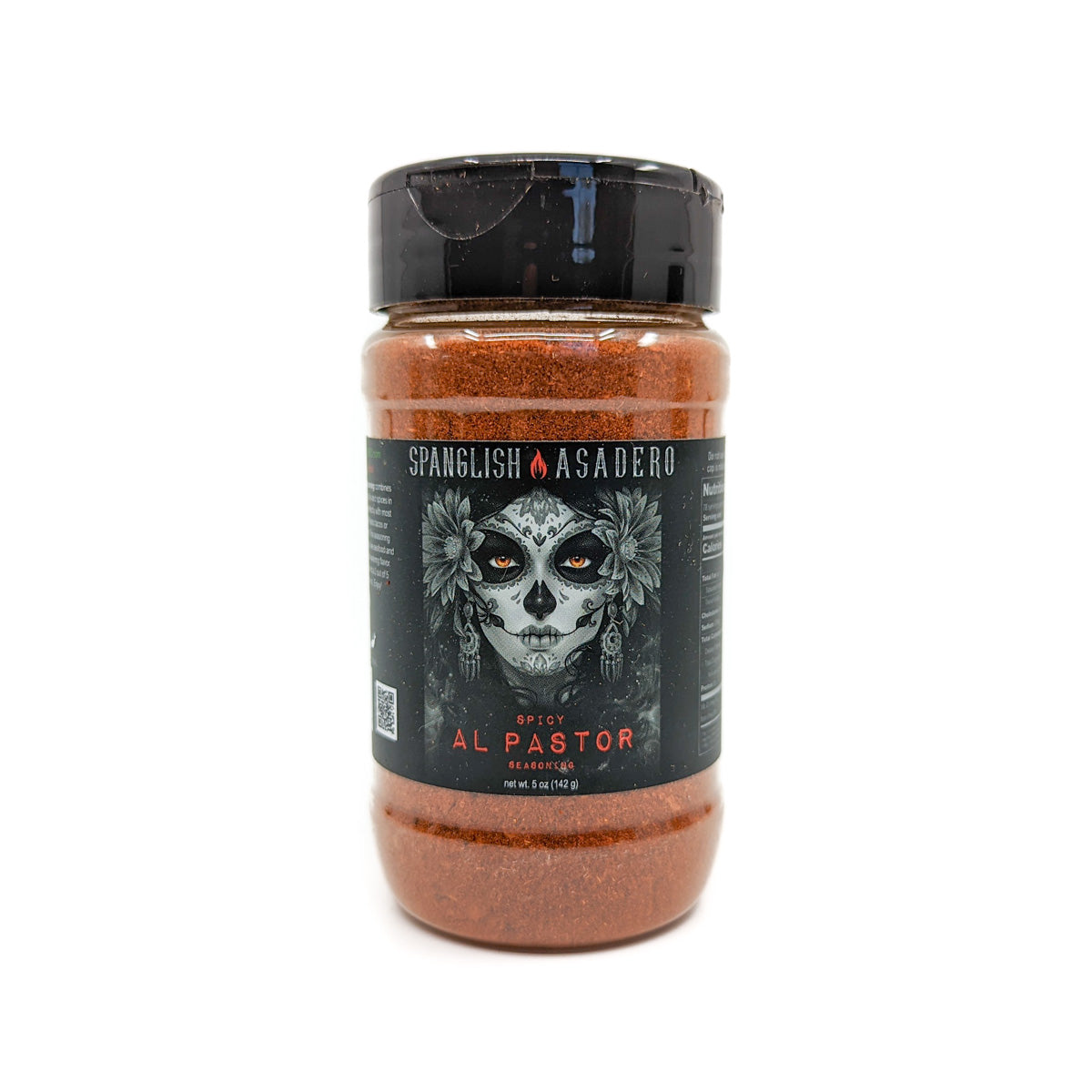 Spicy Al Pastor seasoning combines the rich and earthy flavors of chilies and spices of&nbsp; Mexico in a bottle. Delicious on any pork, beef, poultry, or seafood dish. It’s spicy, smokey flavor can’t be beat. Great for tacos! 5 oz. jar