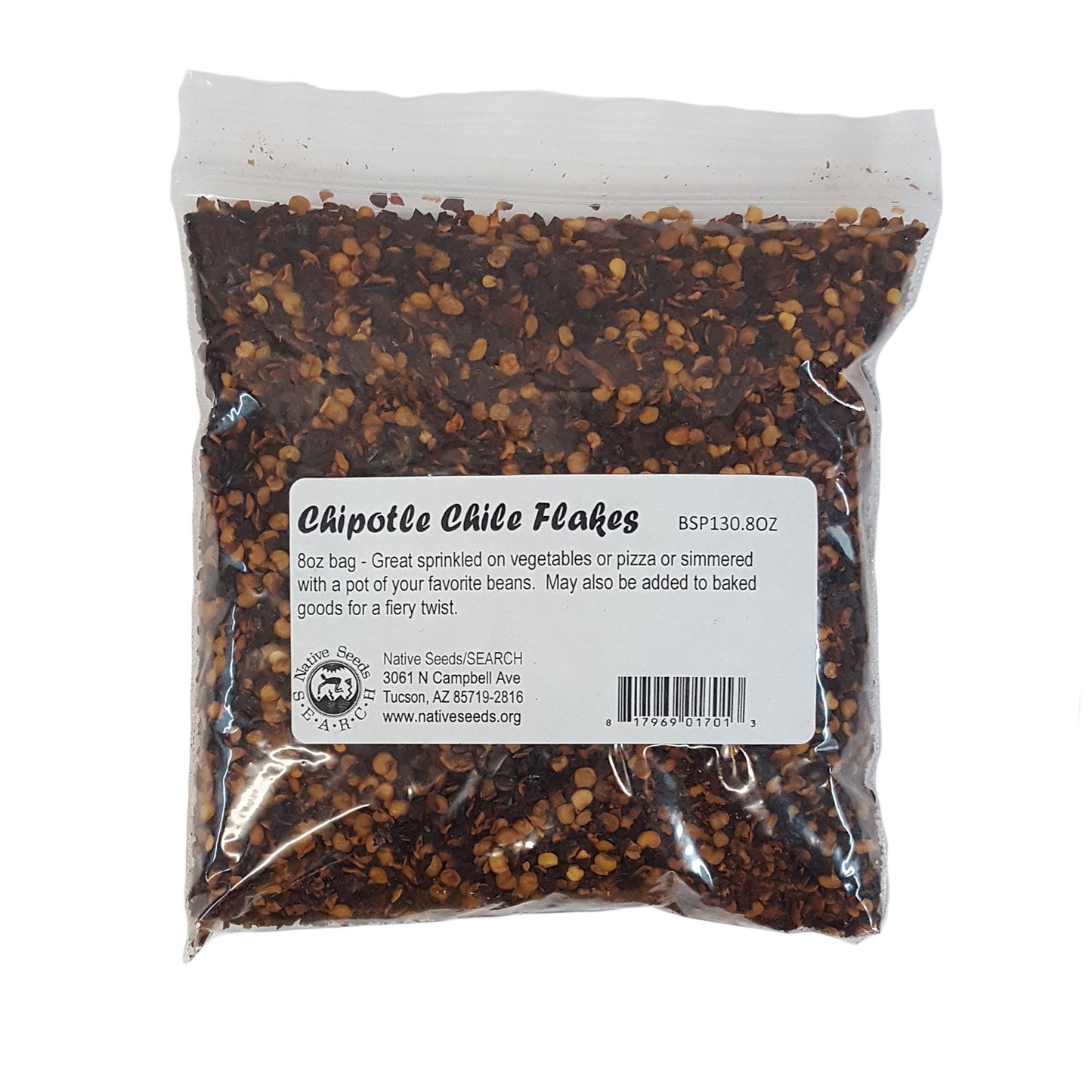 chipotle chile flakes 8 ounce bag