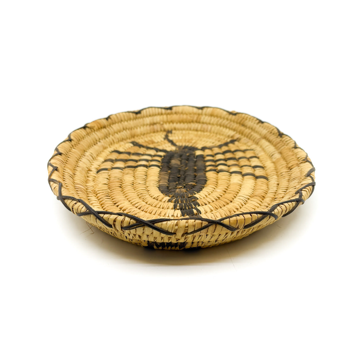 Vintage Desert Scorpion Oval Basket Tray