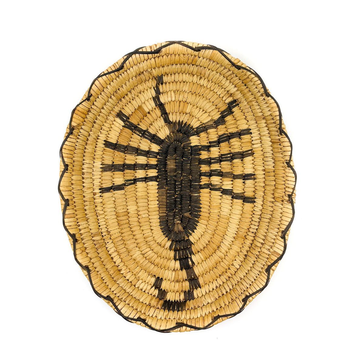 Vintage Desert Scorpion Oval Basket Tray
