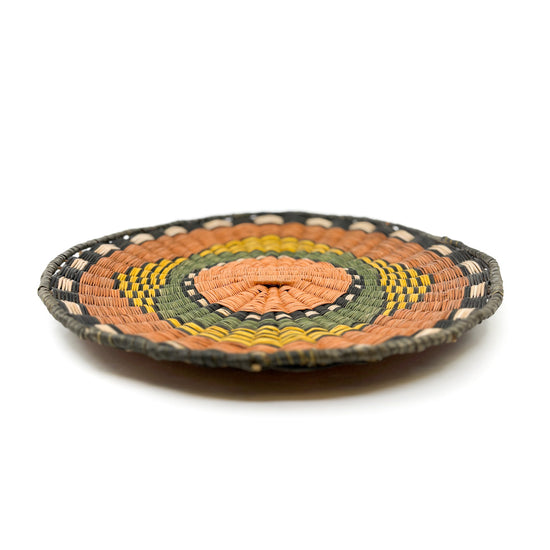 Hopi Wicker Plaque - Four Directions Motif