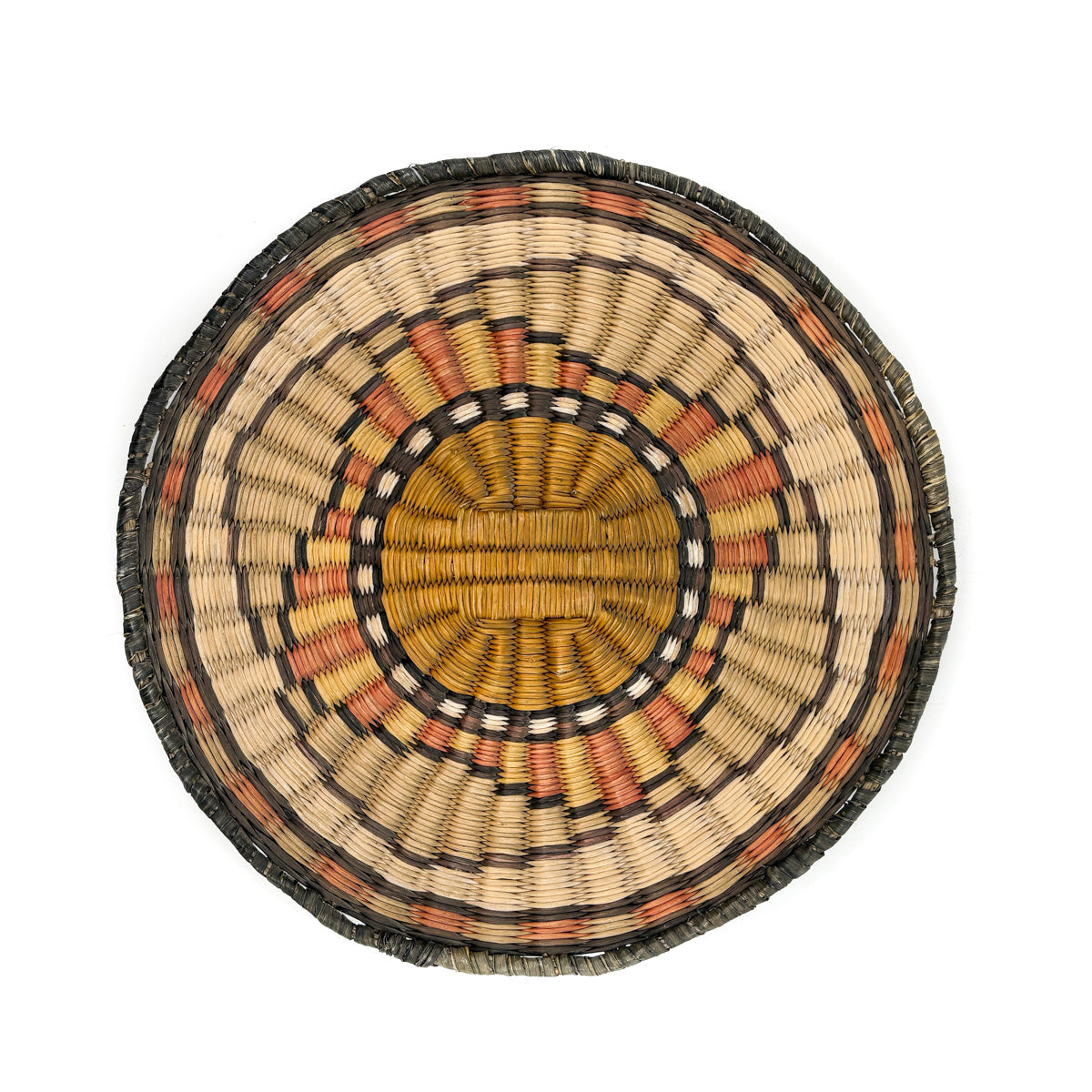 Hopi Wicker Plaque - Morning Star Pattern