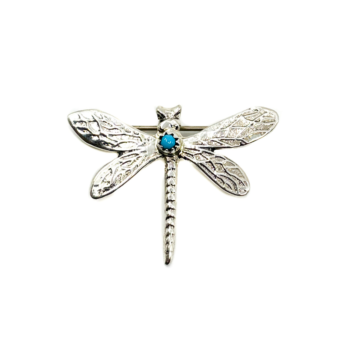 Dragonfly Pin with Turquoise