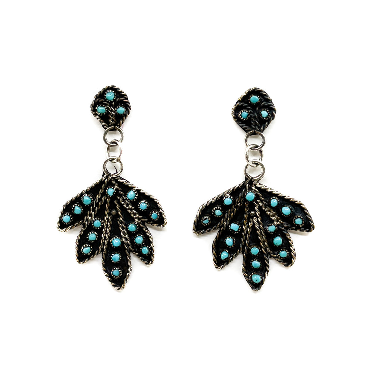 Petit Point Floral Earrings