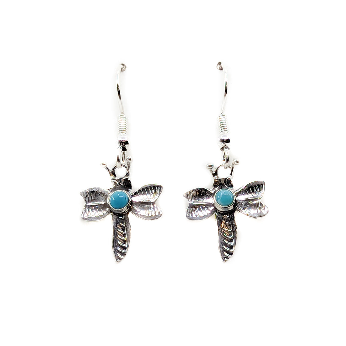 Tiny Dragonfly Dangle Earrings