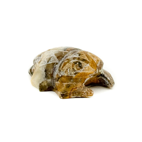 Load image into Gallery viewer, Agate Frog with Etched Designs by Shannon Calavaza
