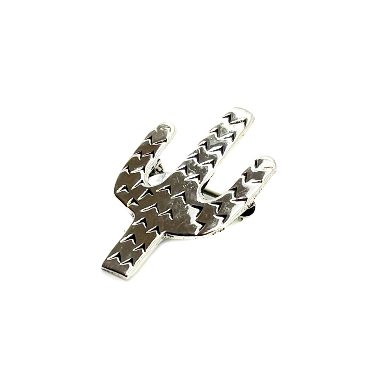 Stamped Cactus Pin
