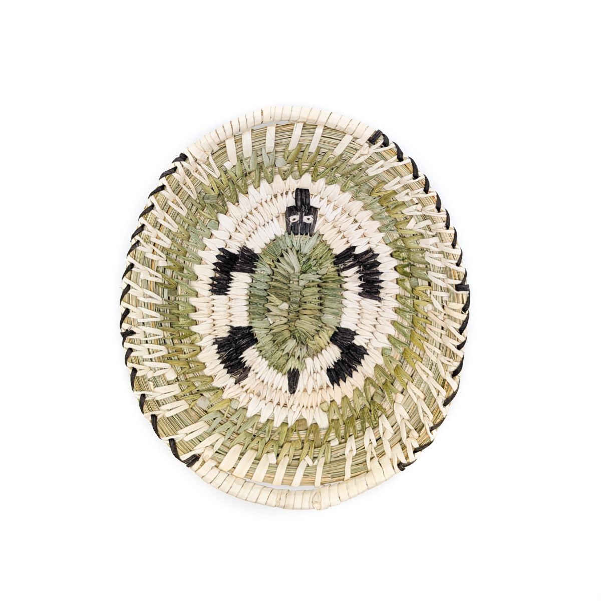 Oval Plate: Turtle detail - Tohono O'Odham