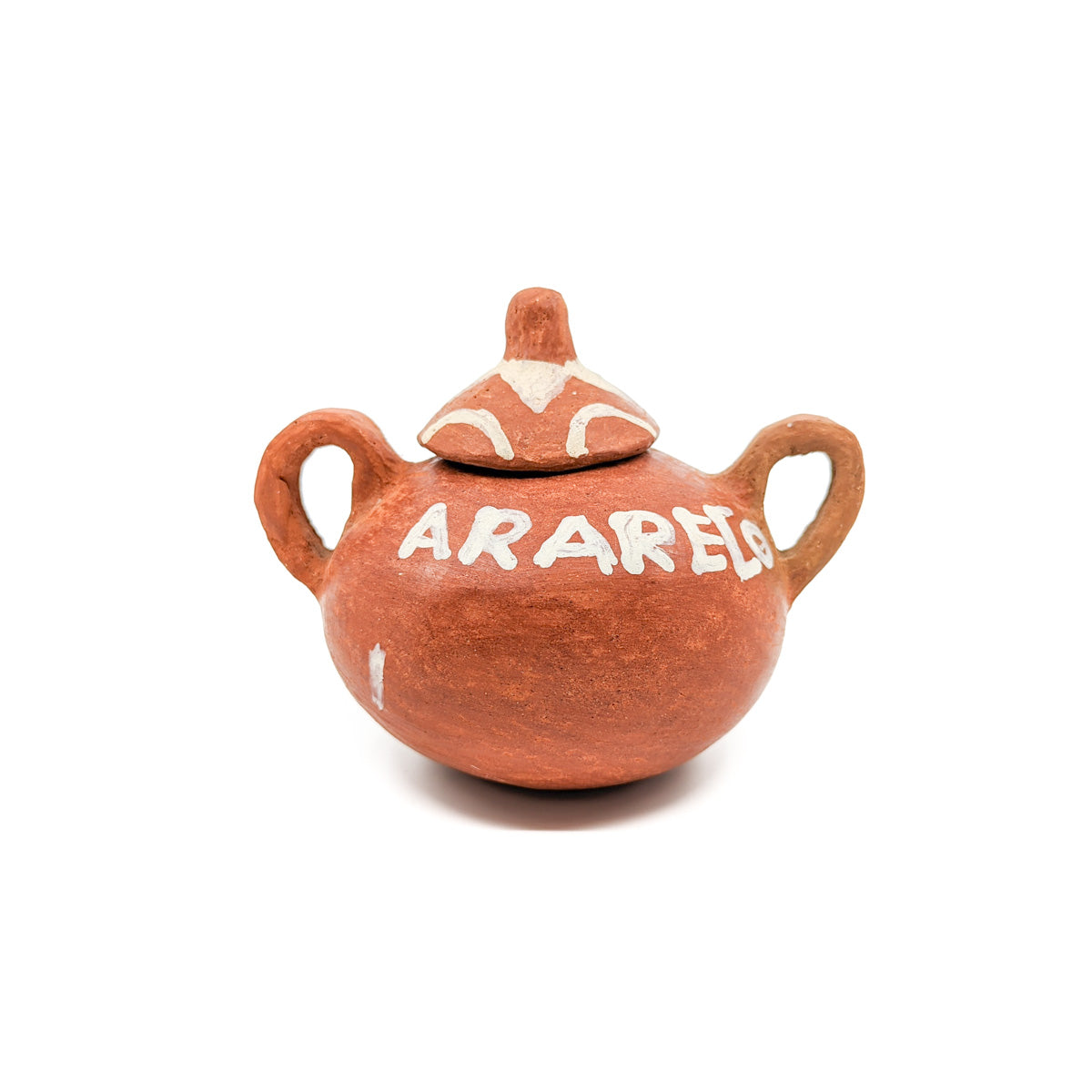 Small Rarámuri Lidded Bowl with Handles