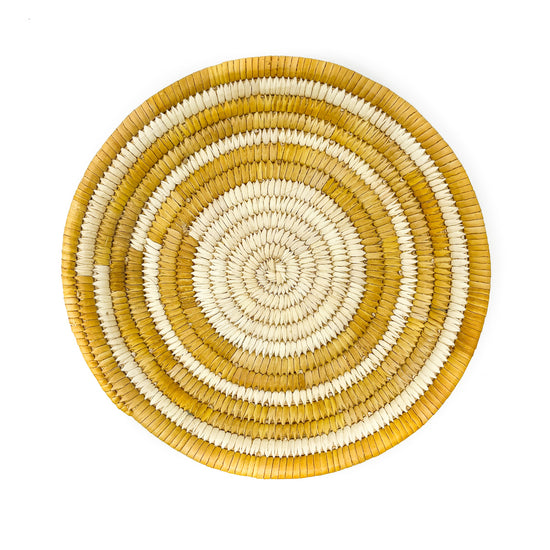 Tohono O'odham Basket with Alternating Colored Circles