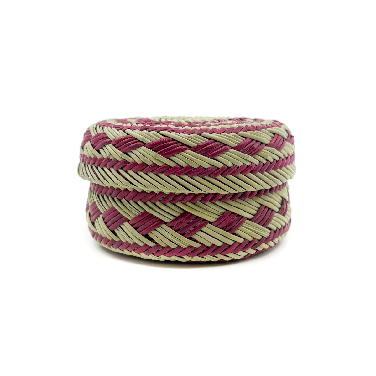 Pine Needle Basket in Rose