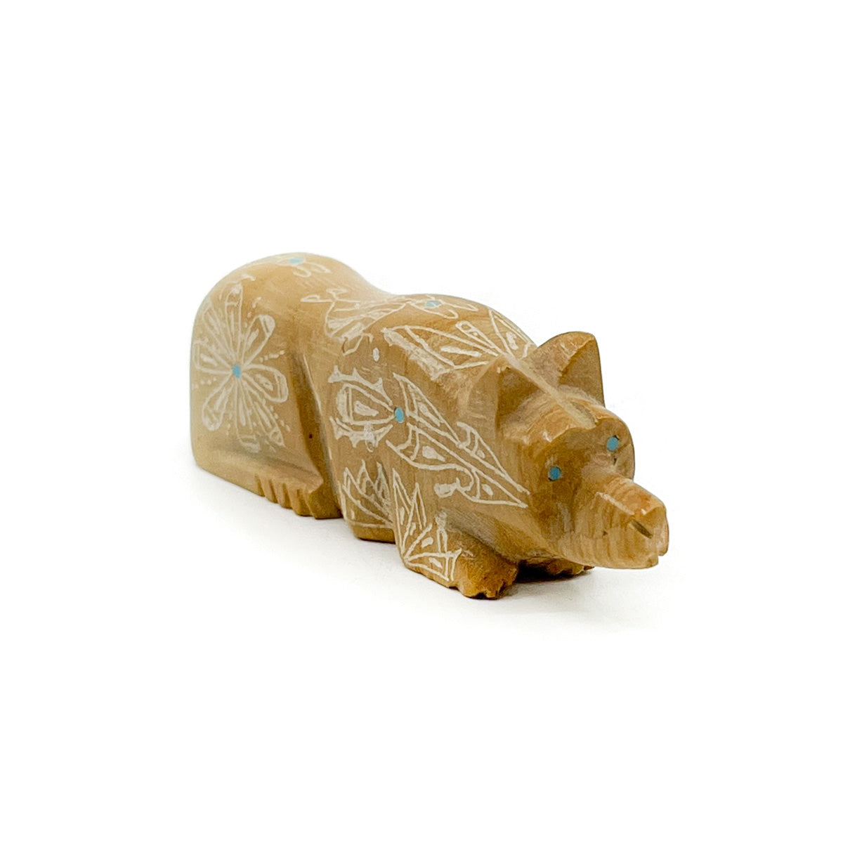 Load image into Gallery viewer, Etched Bear Carving by Adrian Cachini
