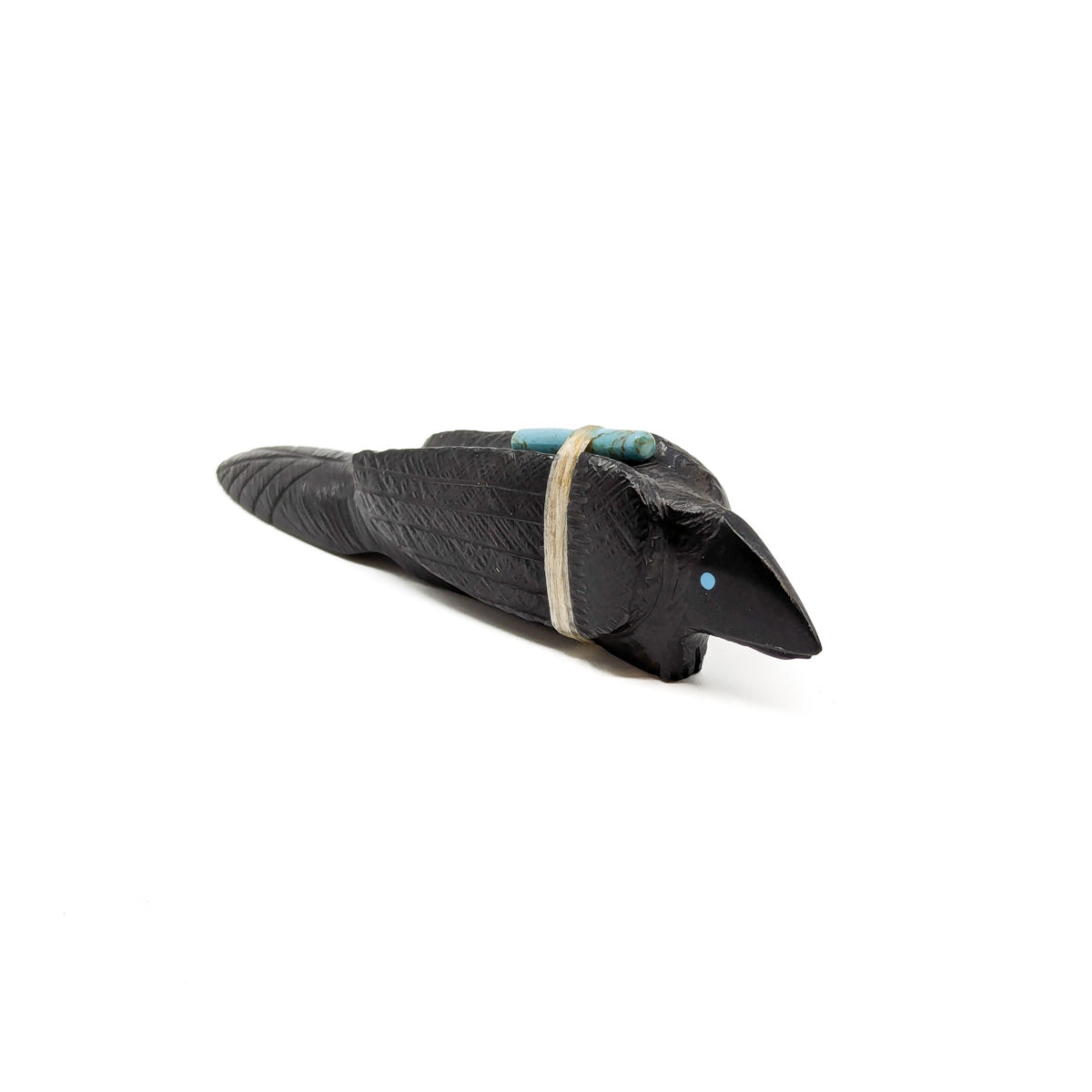 Black Raven Carving by Herb Halaate