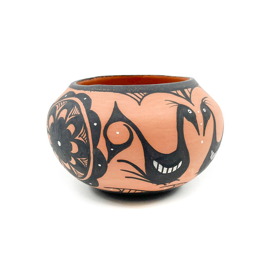 Beautiful Zuni Pot Hand Painted by Darla Westika