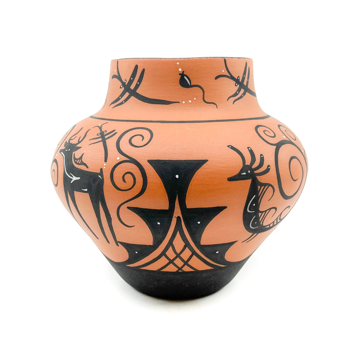 Zuni Pot with Traditional Designs