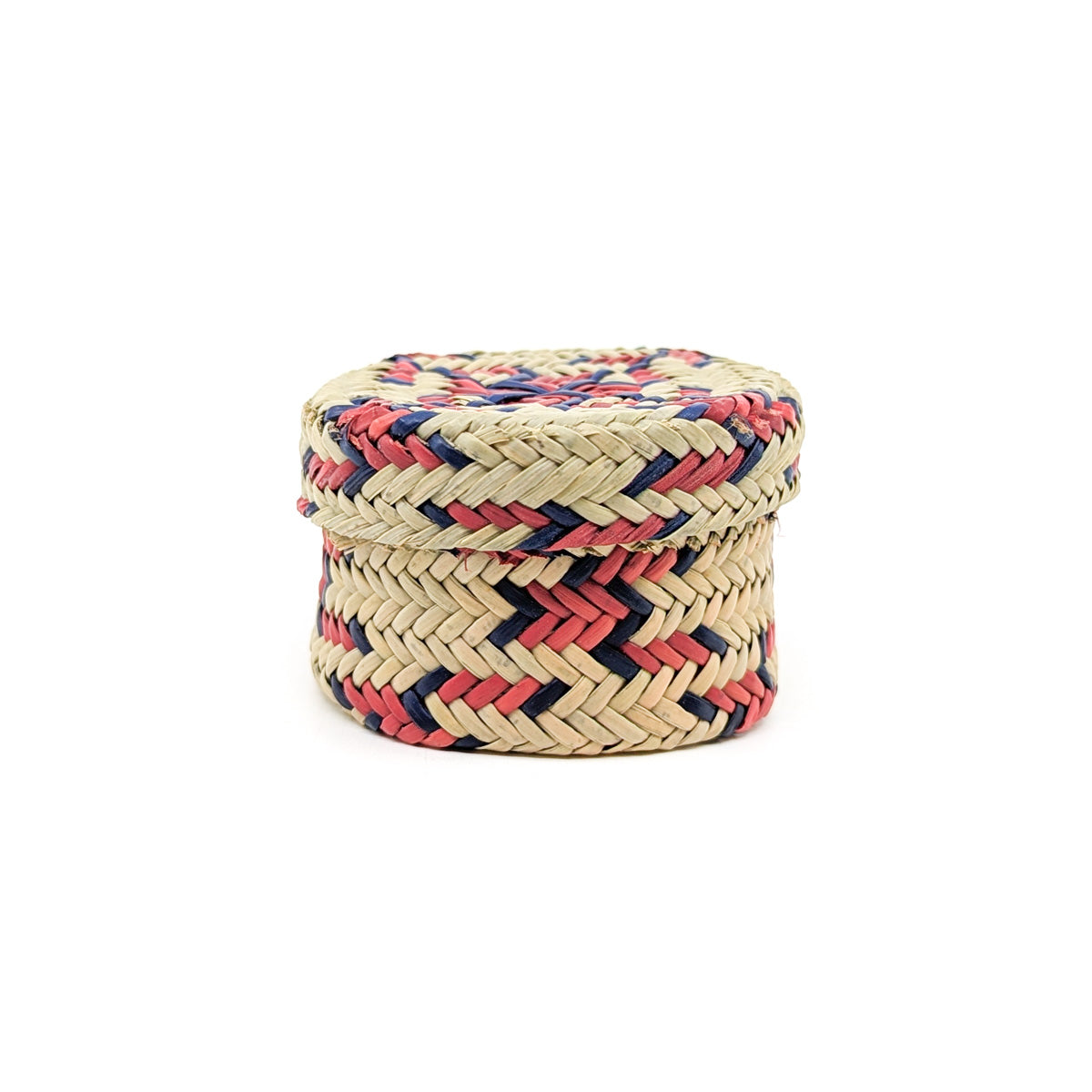 Red and Blue Mini Pine Basket