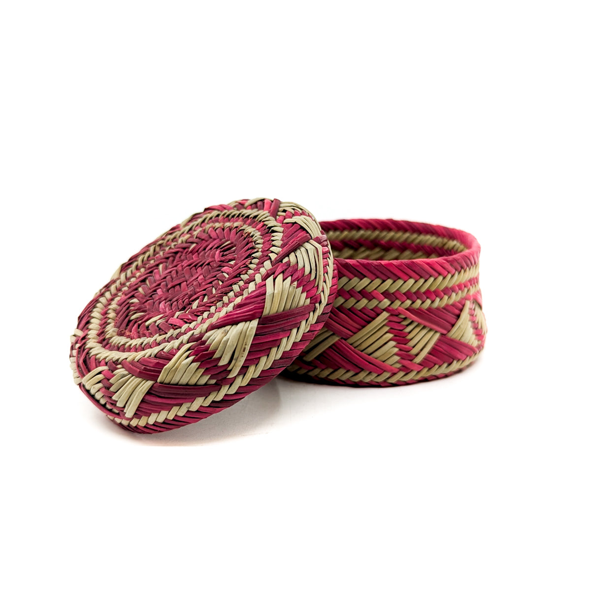 Red Pine Needle Basket