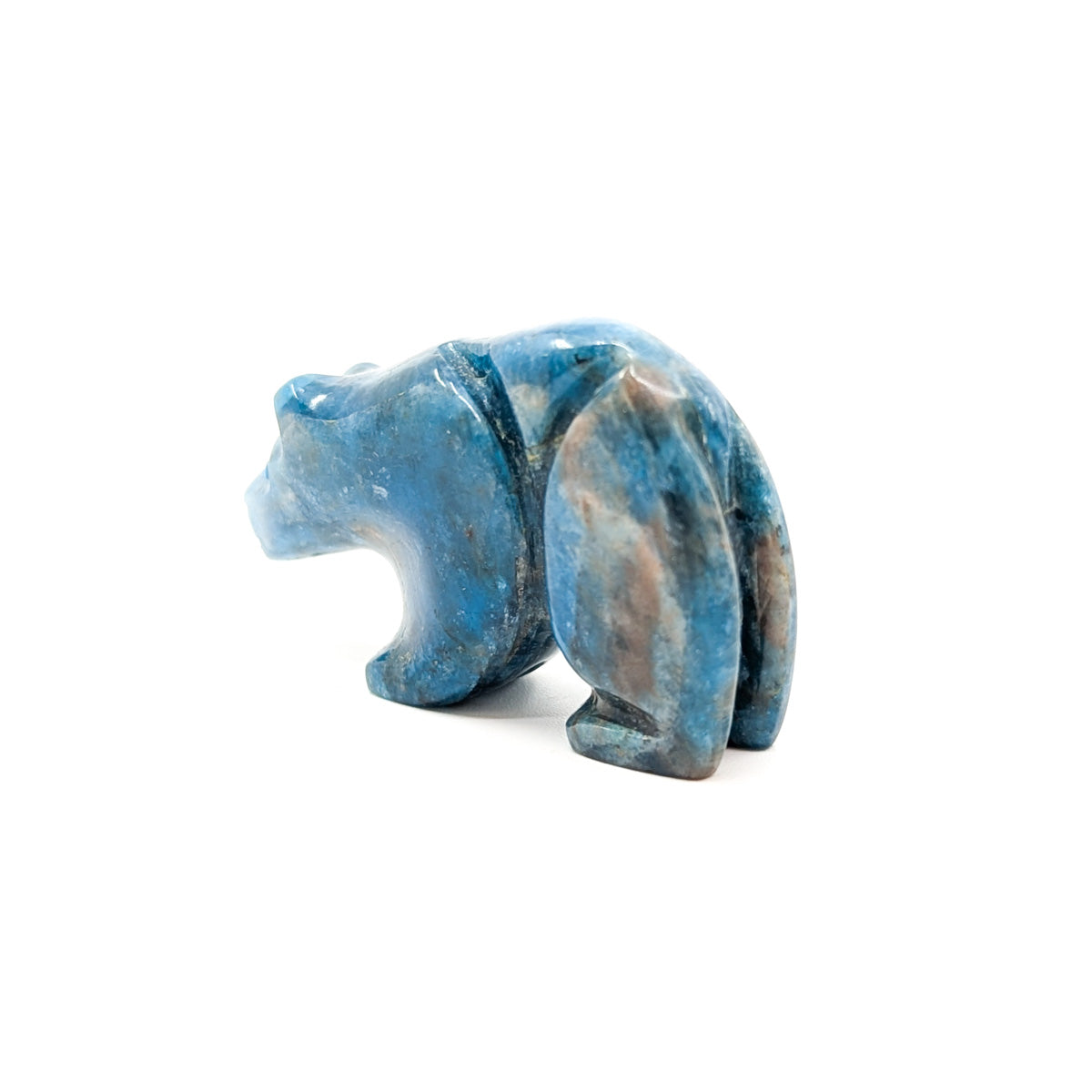 Bear Carving from Apatite