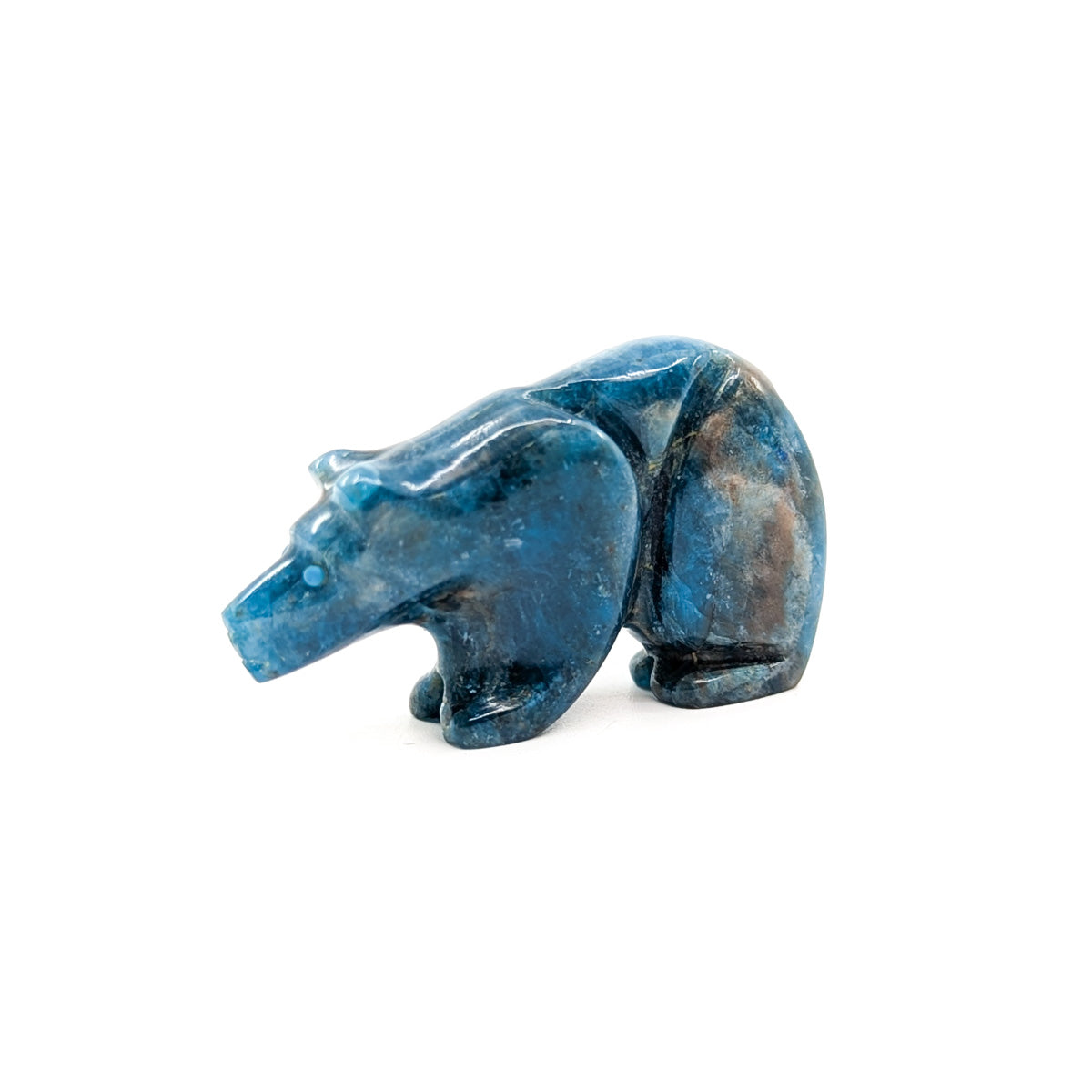 Bear Carving from Apatite