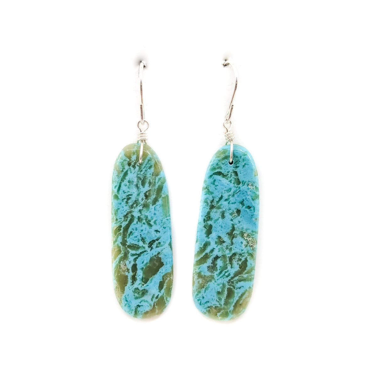 Slender Sea Foam Green Turquoise Slab