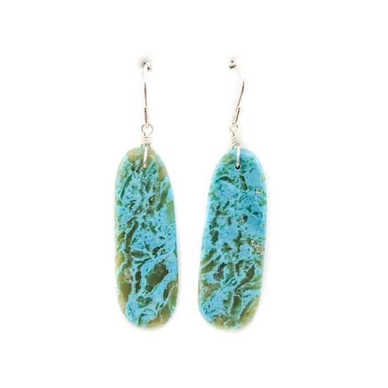 Slender Sea Foam Green Turquoise Slab