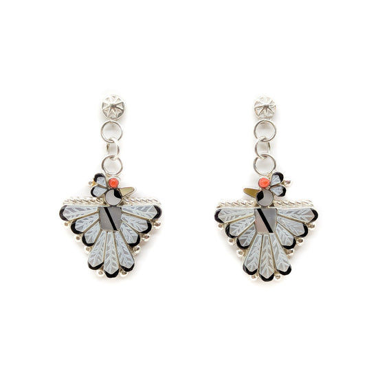 Mother of Pearl Thunderbird Earrrings