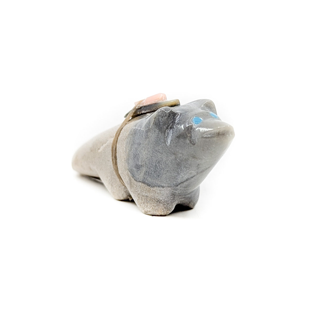 Grey Picasso Marble Badger with Shell Bundle