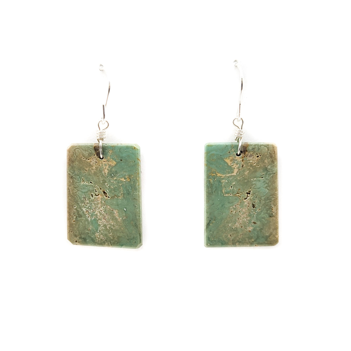 Square Cut Green Turquoise Slabs