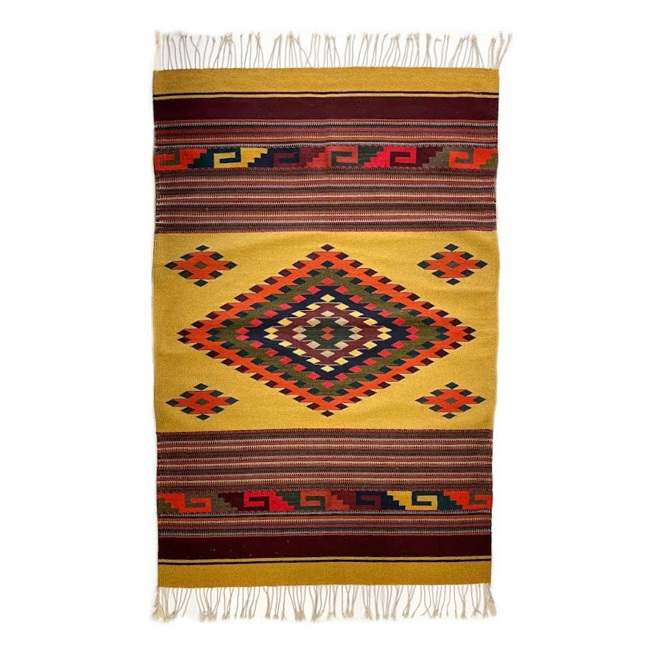 Finely Woven Zapotec Rug