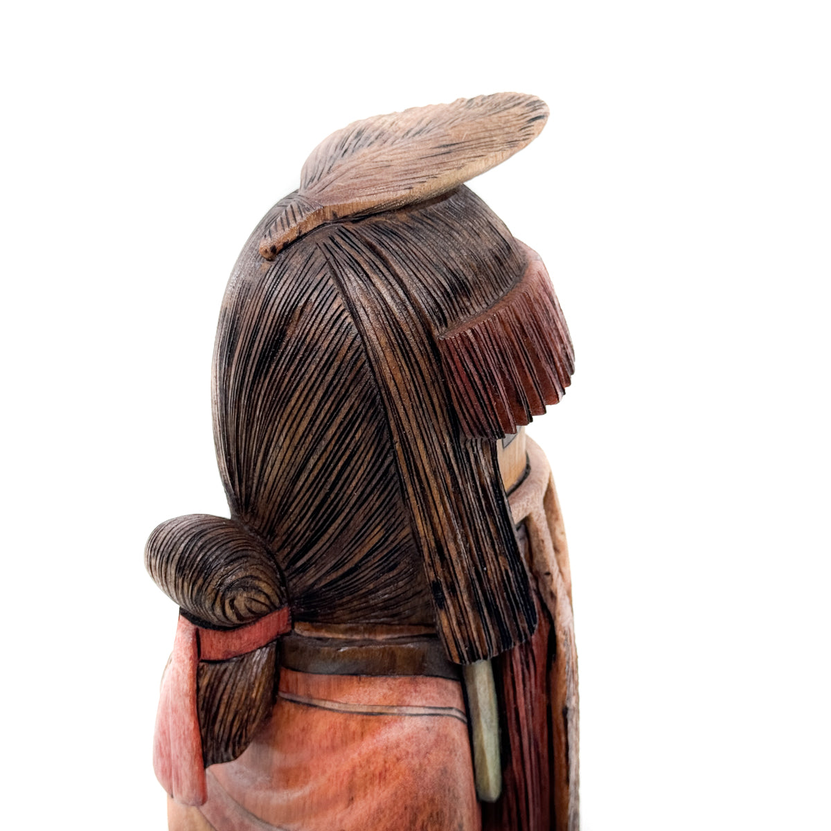 Majestic Yellow Corn Maiden Sculpture