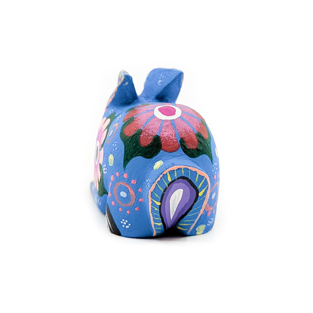 Blue Floral Bunny