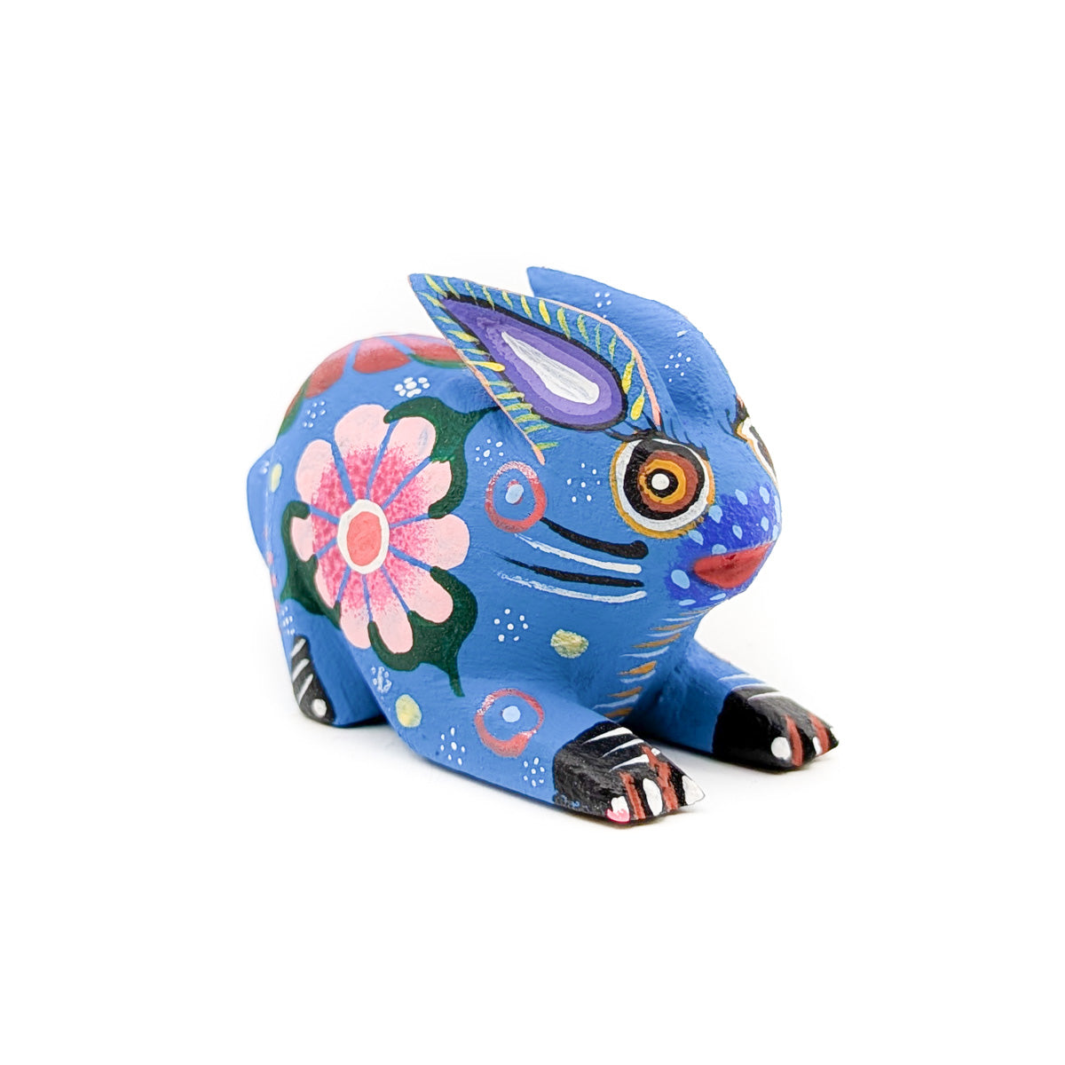 Blue Floral Bunny