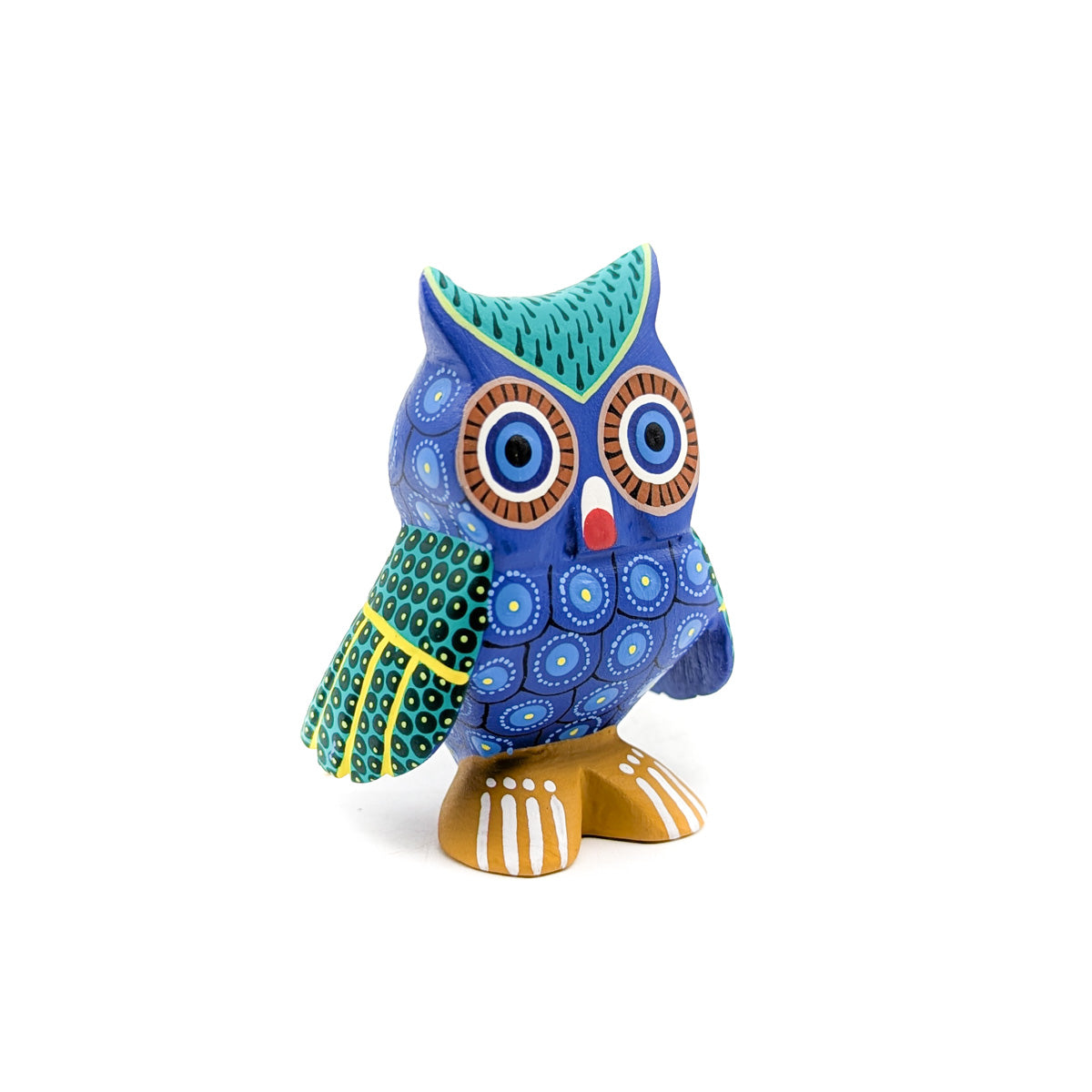 Blue and Green Owl