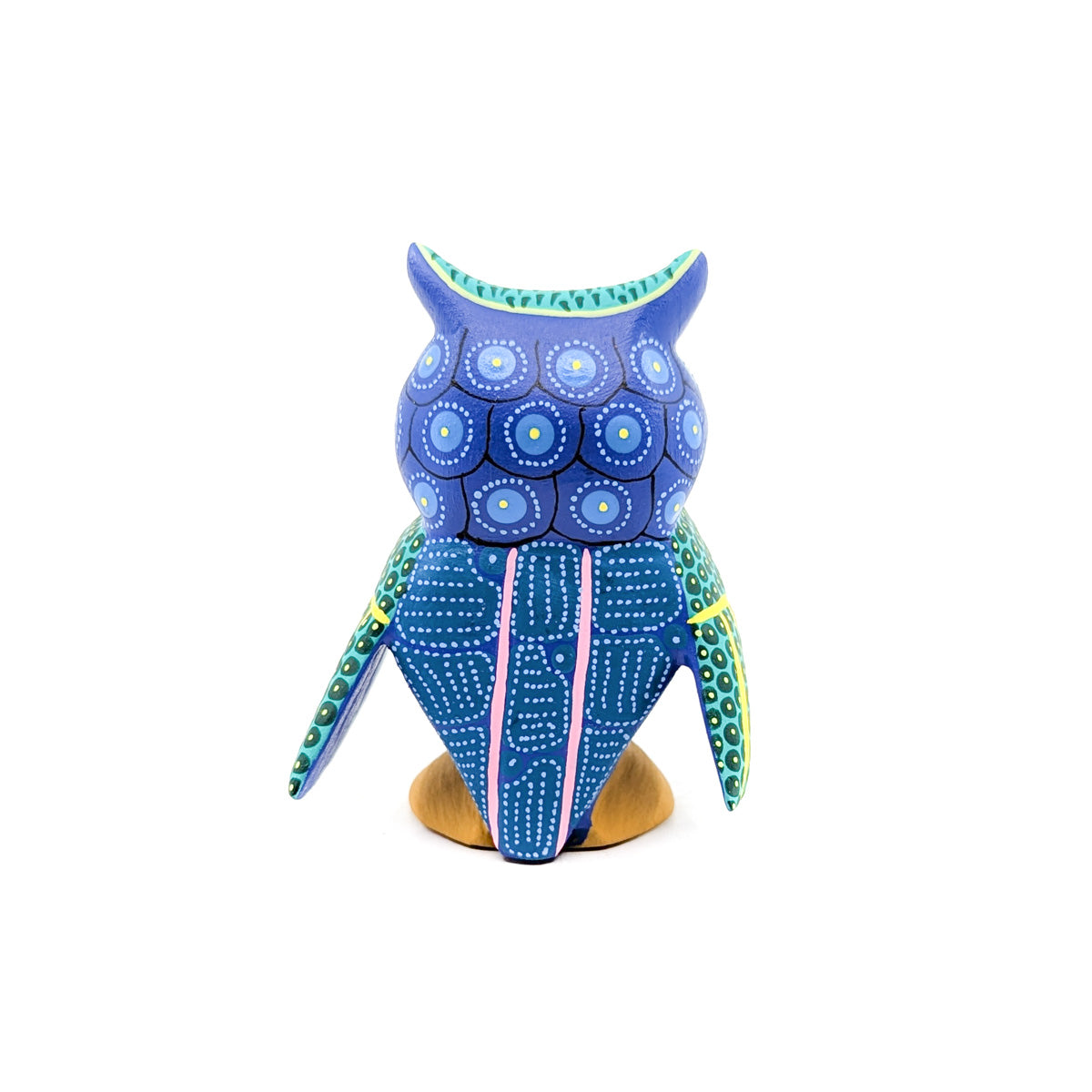 Blue and Green Owl