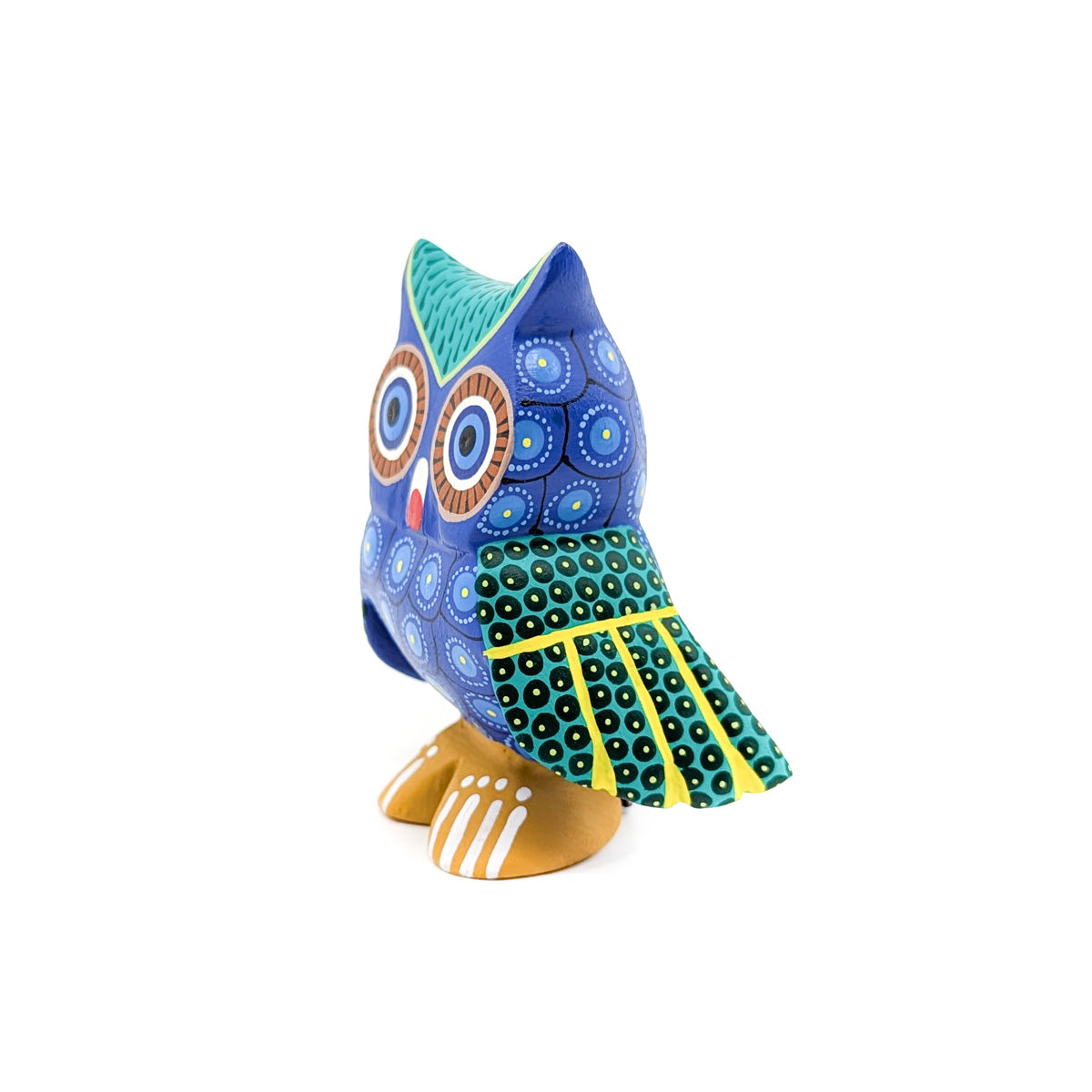 Blue and Green Owl