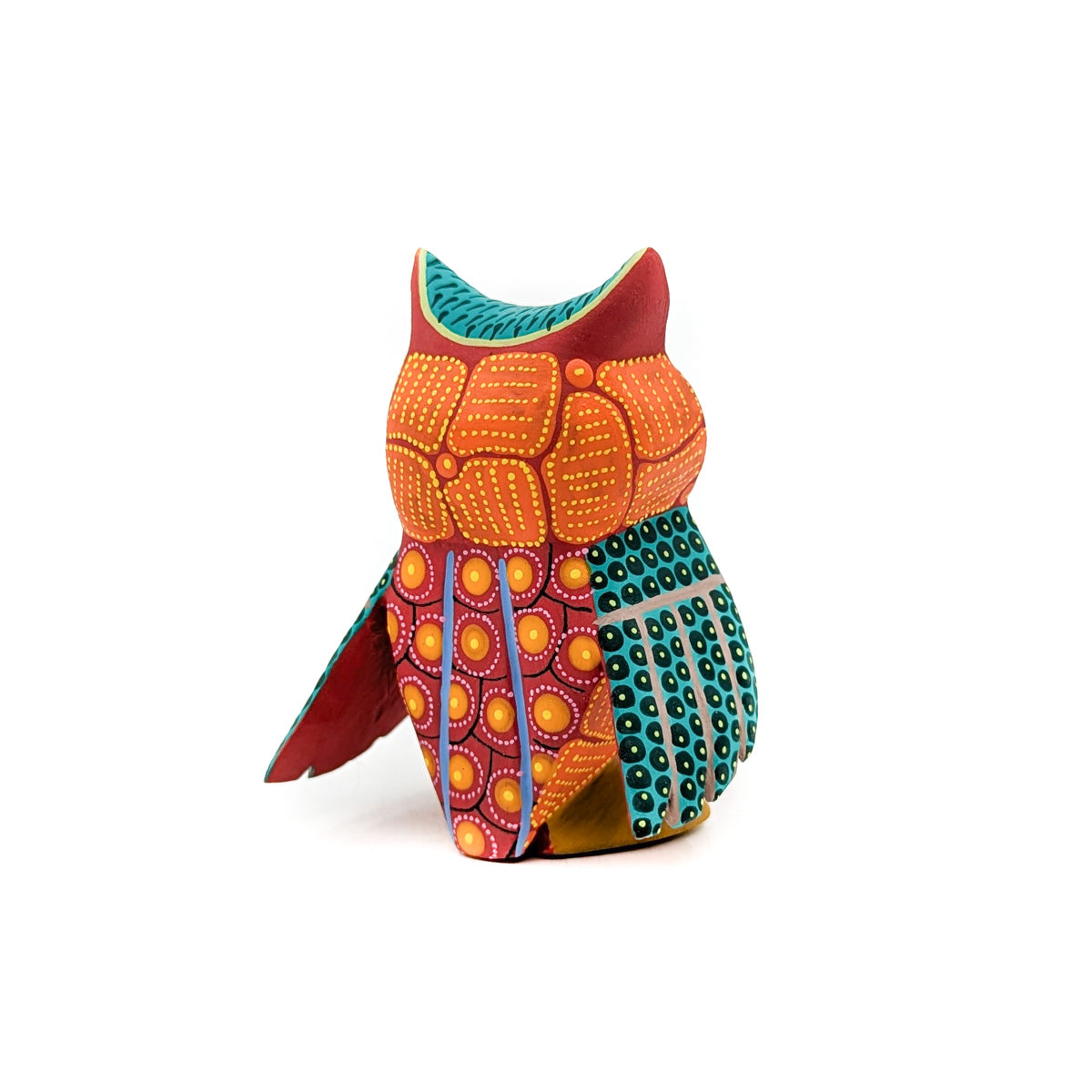 Orange and Green Owl