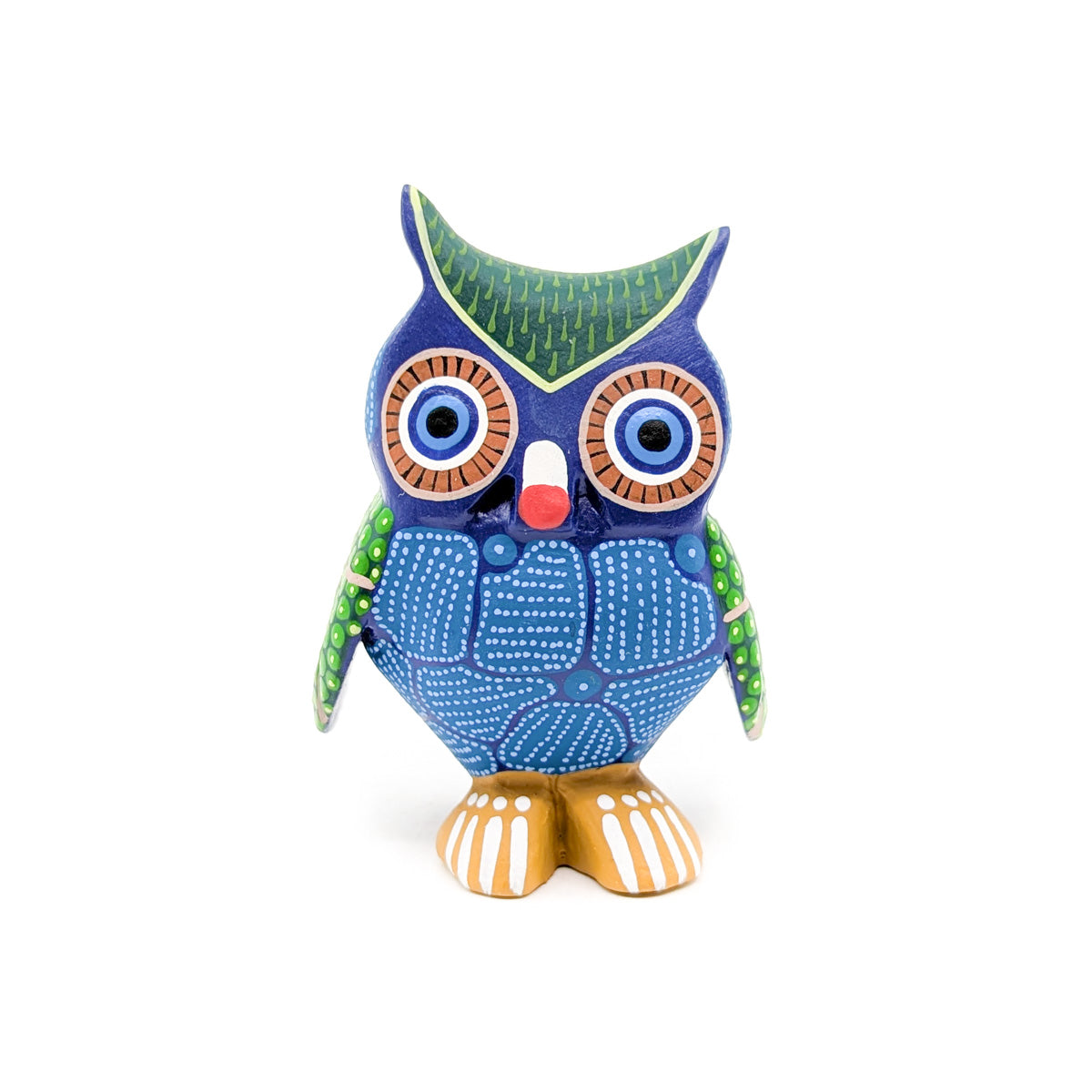 Green and Blue Owl