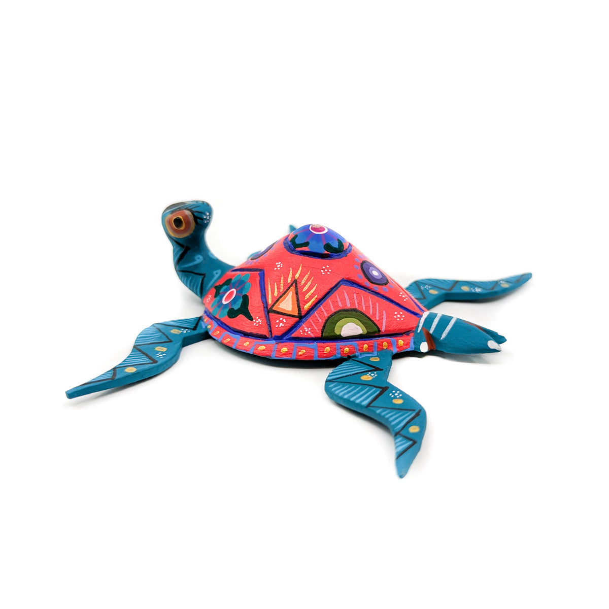 Teal and Pink Sea Turtle