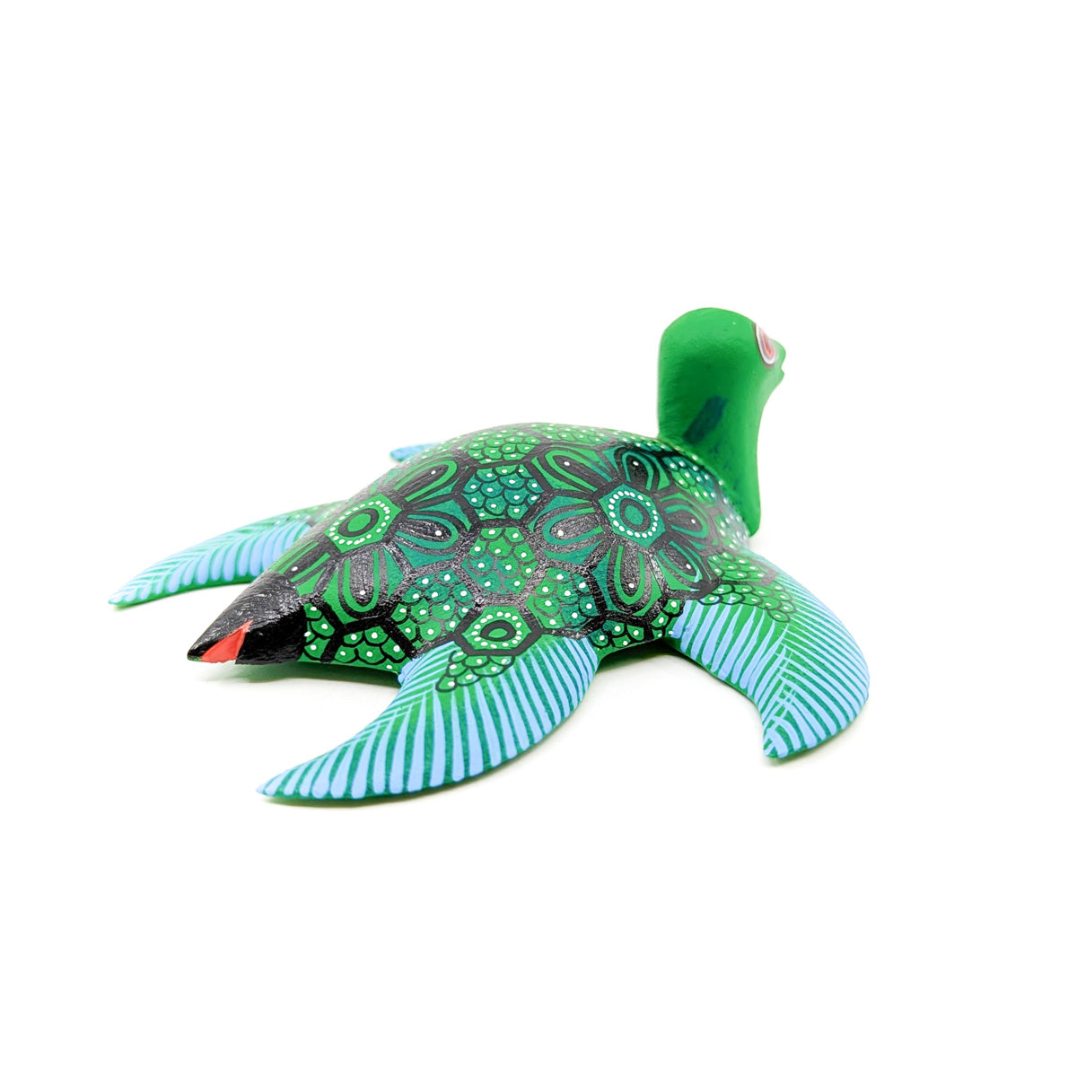 Green and Teal Sea Turtle