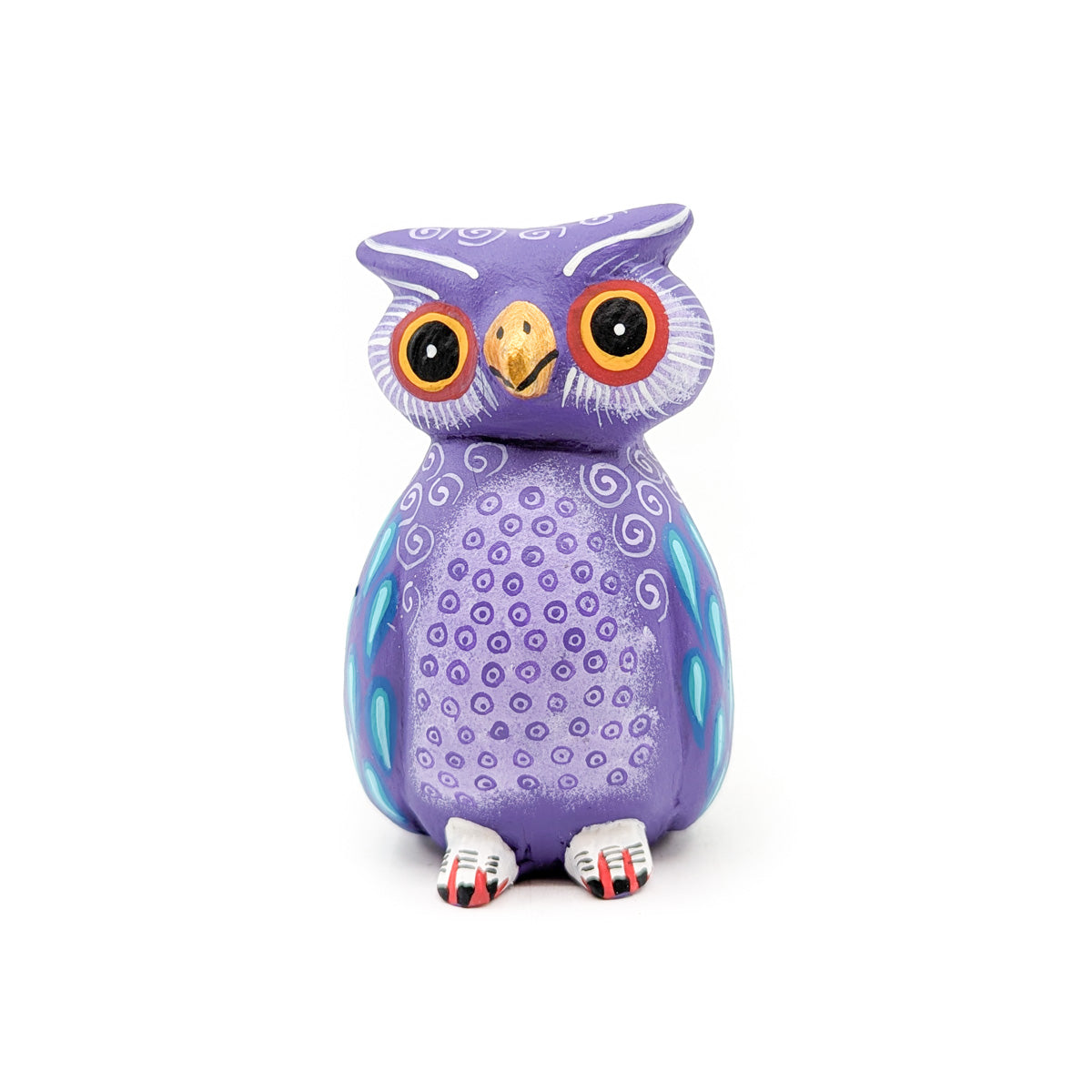 Violet Owl with Golden Beak