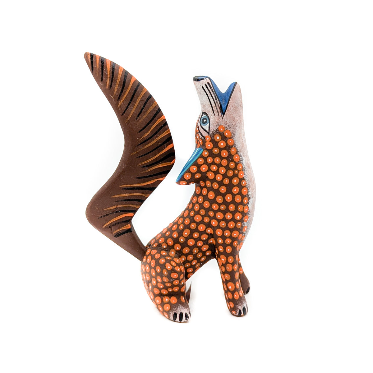 Golden Howling Coyote