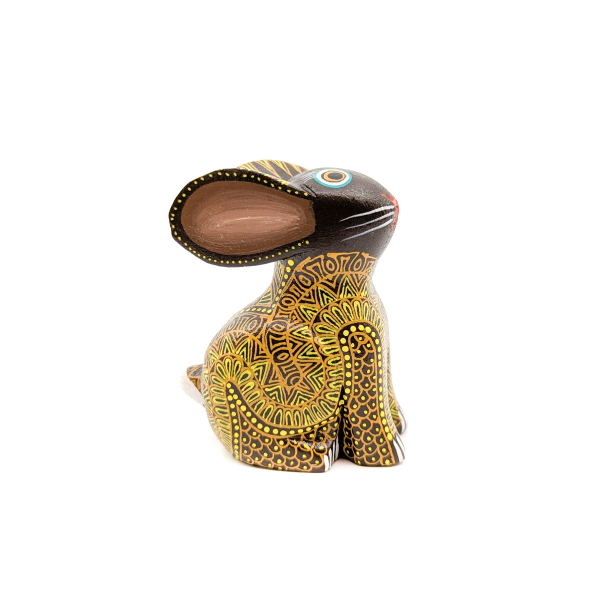 Chocolate Bunny with Fine Yellow Detail