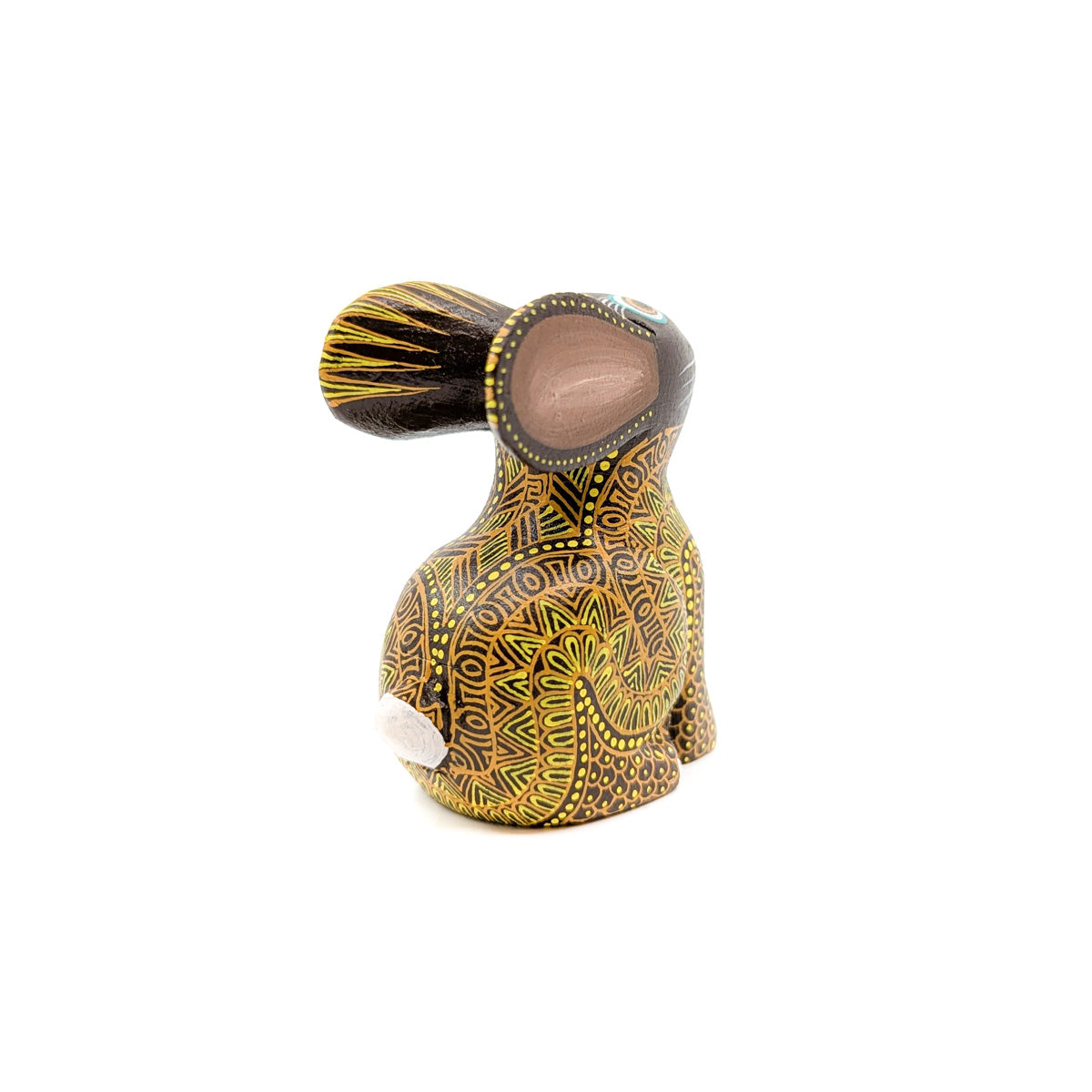 Chocolate Bunny with Fine Yellow Detail