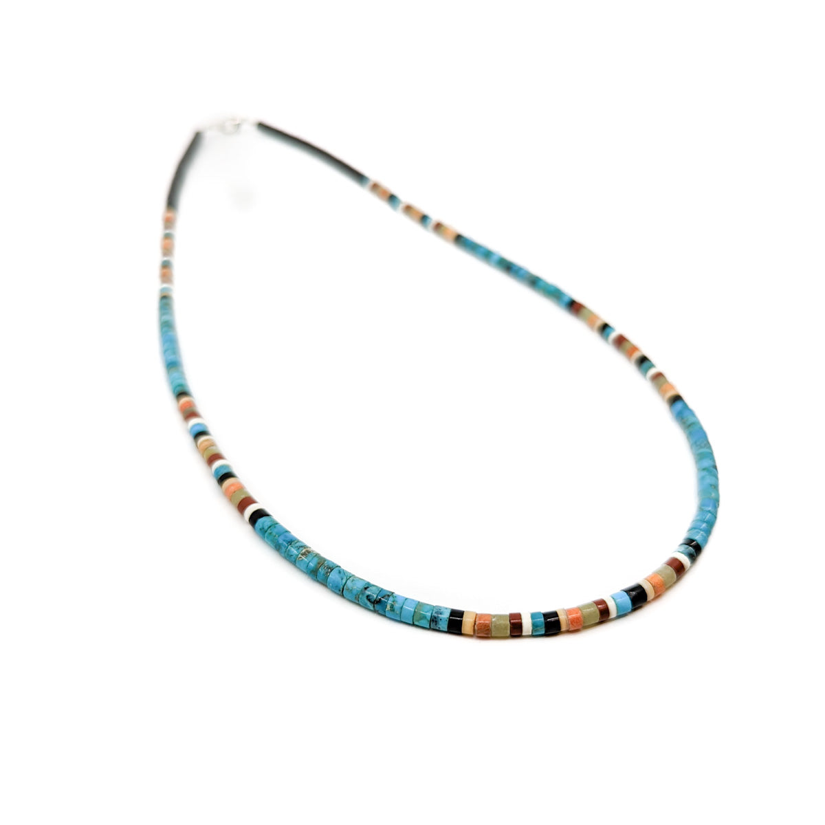 Turquoise Heishi Bead Necklace – Native-Seeds-Search