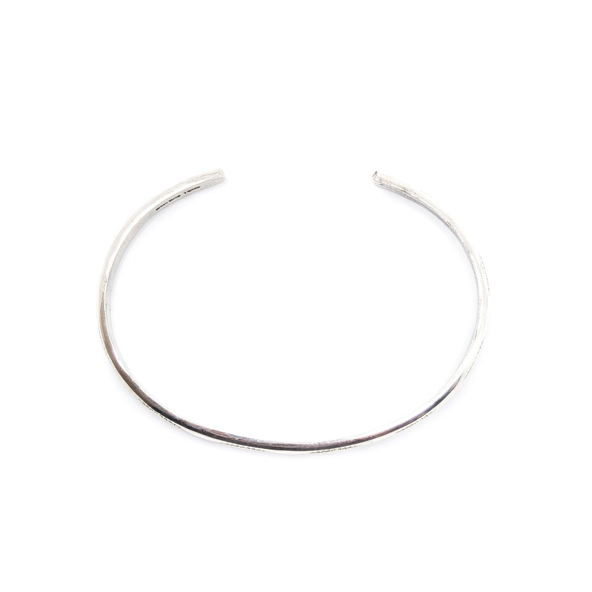 Medium Weight Stamped Sterling Bracelet